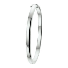 Afbeelding in Gallery-weergave laden, half ronde bangle 4 mm | echt zilver
