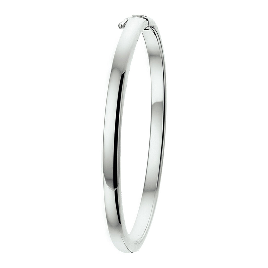 half ronde bangle 4 mm | echt zilver